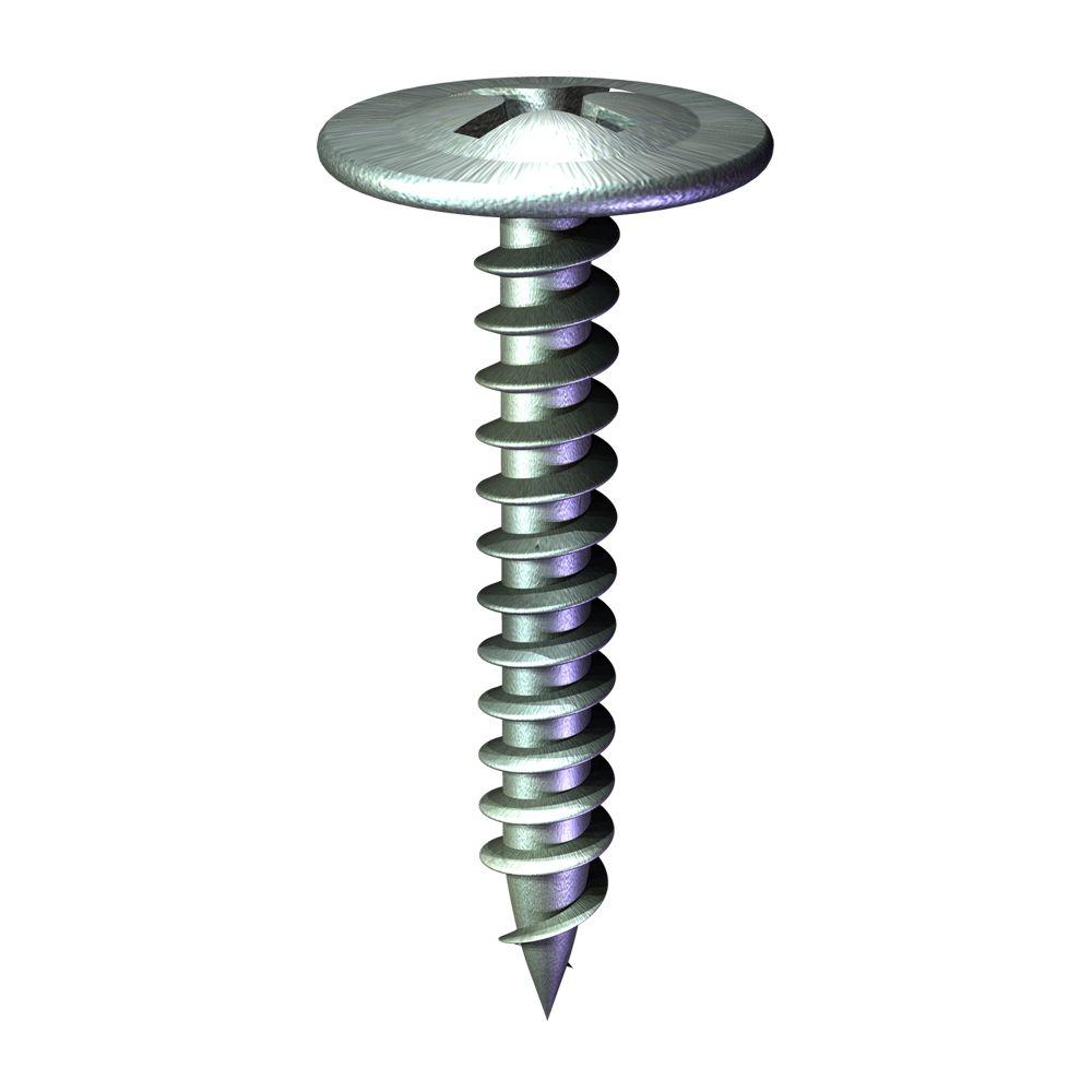 100 Pack #8 X 1-1/4" Phillips Truss Head Wood Screws – Black Oxide Finish, Grade 2 Steel