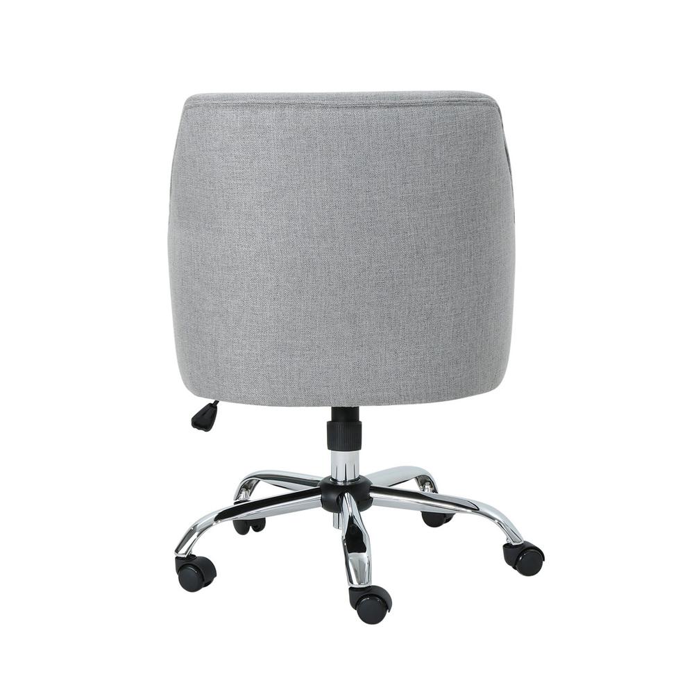 Noble House Johnson Mid Century Modern Gray Fabric Adjule Home Noble House Johnson Mid Century Modern