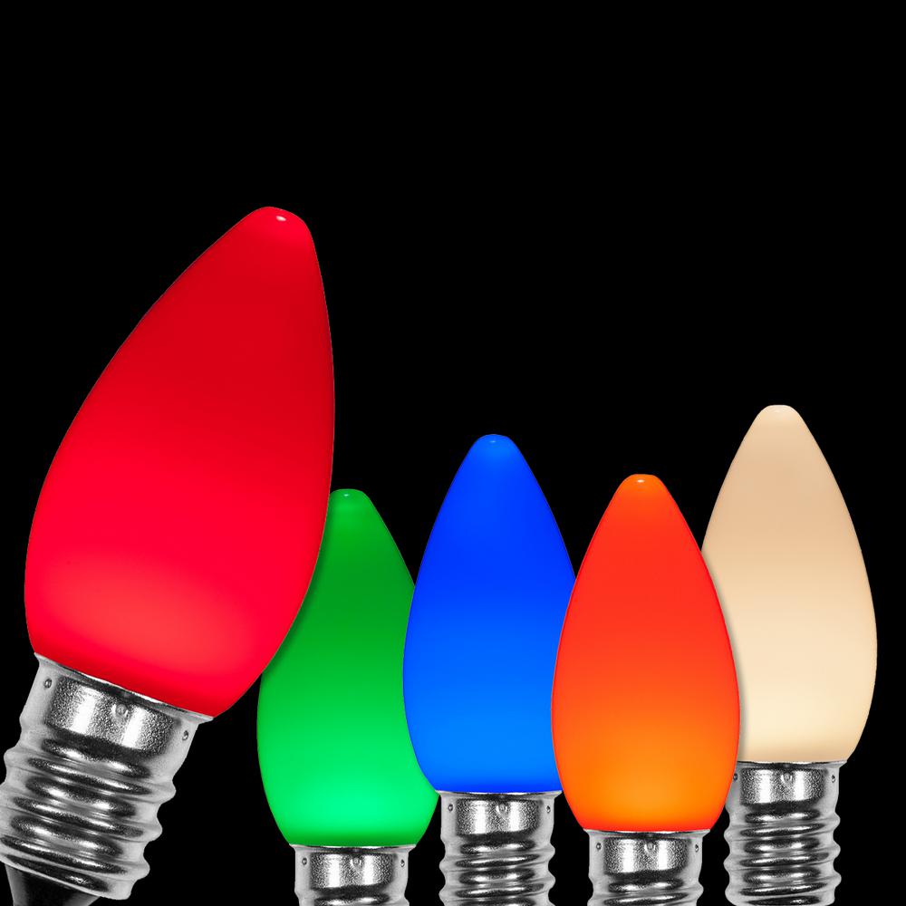 Opaque light bulbs