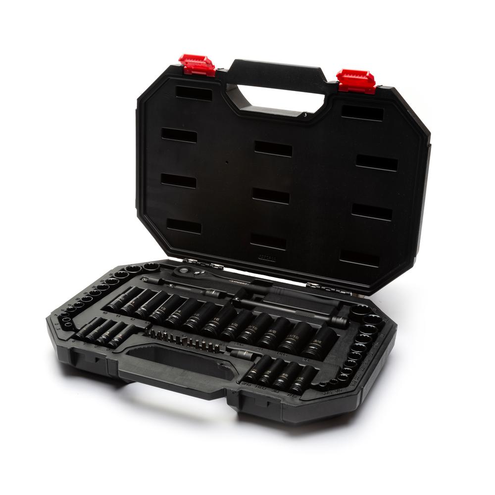 HUSKY 149 Piece Mechanics Tool Set with Case SAE Metric Socket Wrench DIY Repair