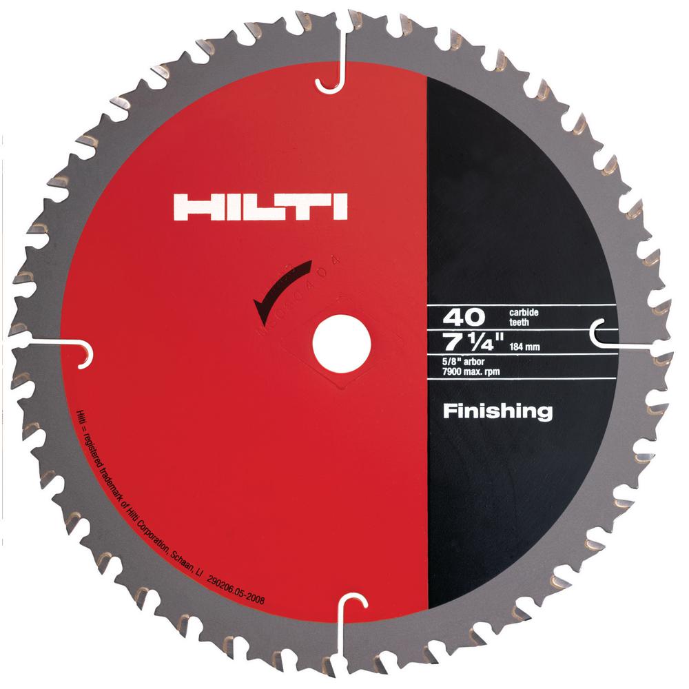Hilti 61/2 in. 24Teeth Carbide Tipped SPX Framing Circular Saw Blade