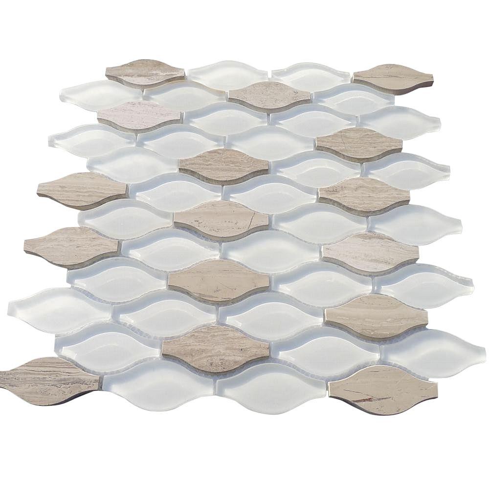Ivy Hill Tile Micro Sunflower Glasarble Floor And Wall Micro Sunflower Glasarble Floor And Wall Tile 3 In X 6 Sample