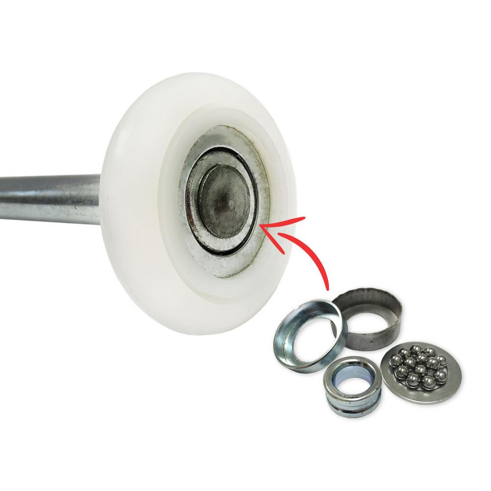 Dura Lift Ultra Quiet 2 In Nylon Garage Door Roller With 13 Ball