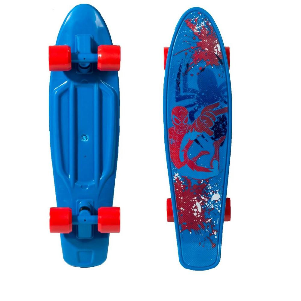 Spiderman 21 in. Kids Plastic Cruiser Skateboard159891 The Home Depot