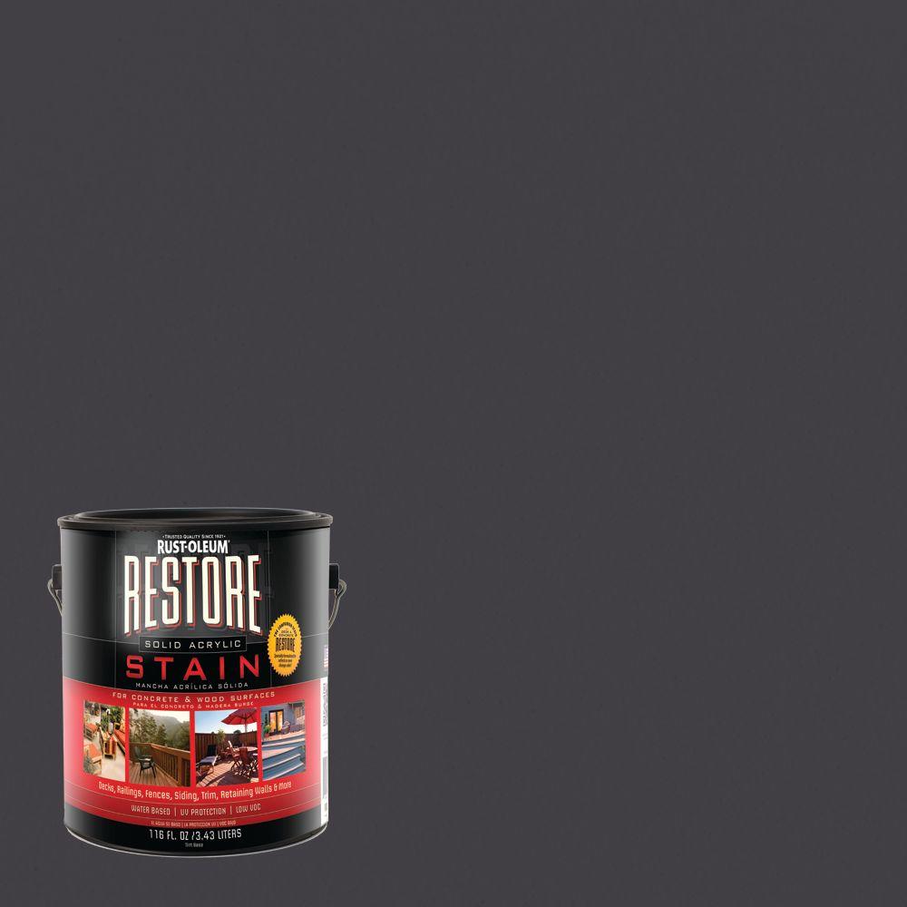 RustOleum Restore 1 gal. Carbon Solid Acrylic Exterior Concrete and