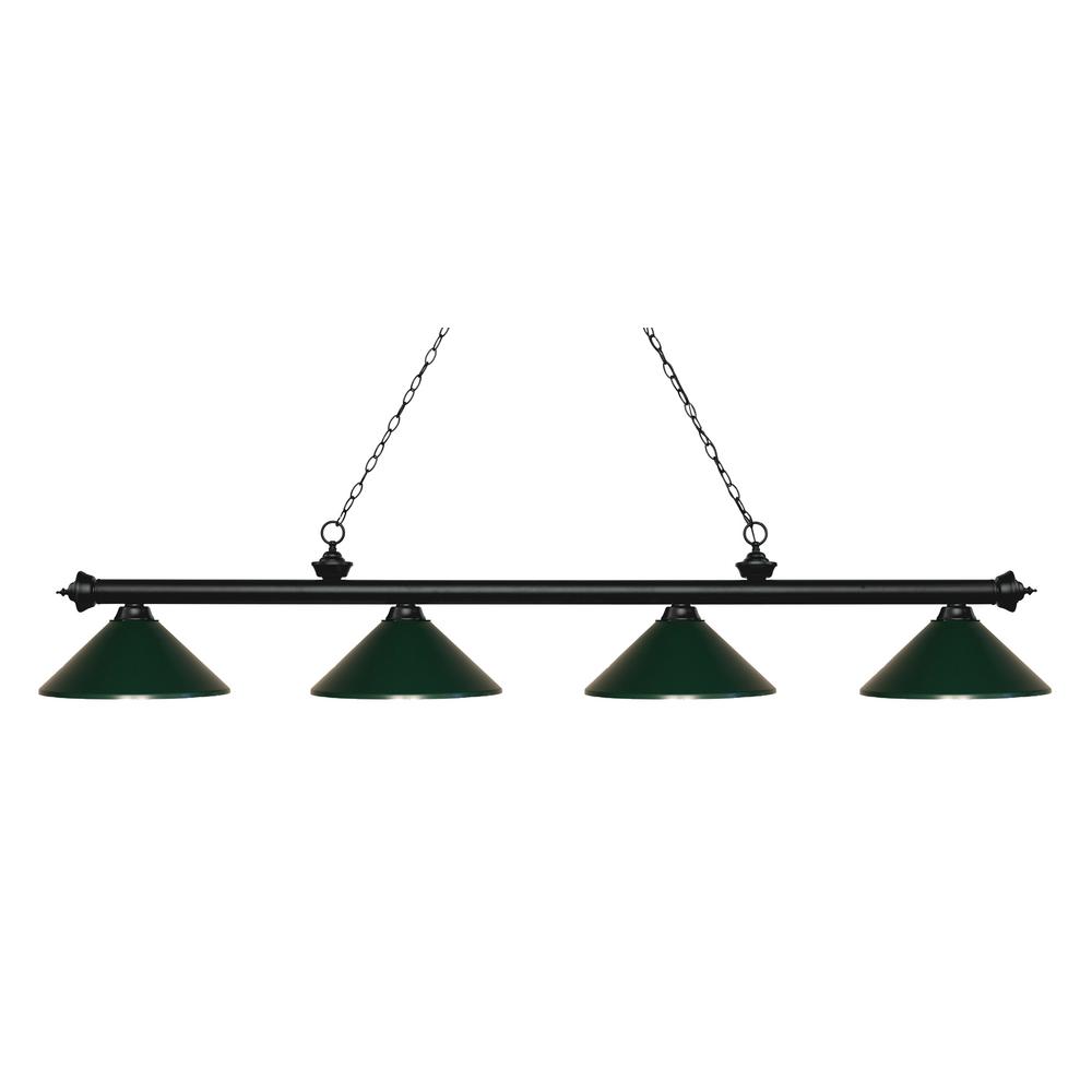 4 light pool table lights