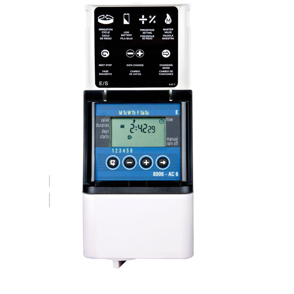 DIG 6 Zone Digital AC Sprinkler Timer by DIG