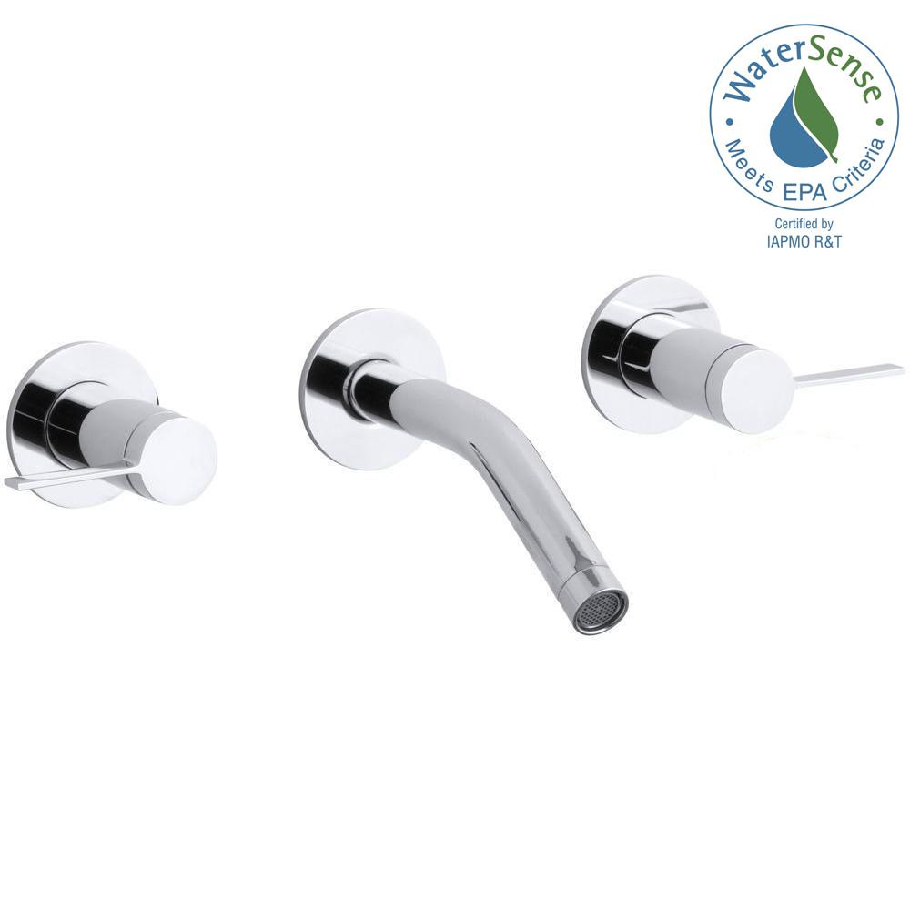 KOHLER Stillness WallMount 2Handle LowArc WaterSaving Bathroom