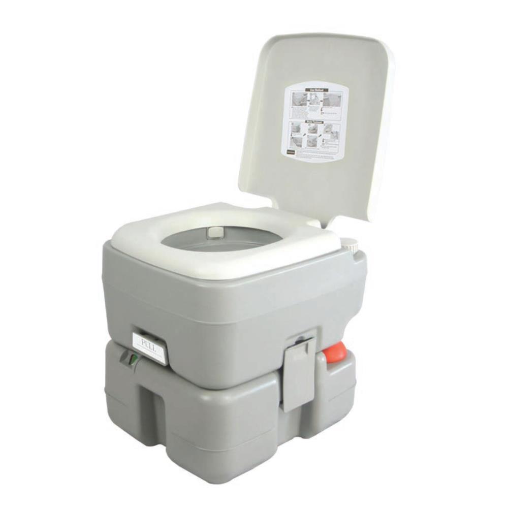 SereneLife SLCATL320 - Portable Toilet - Outdoor & Travel Toilet, 5.3 Gal.