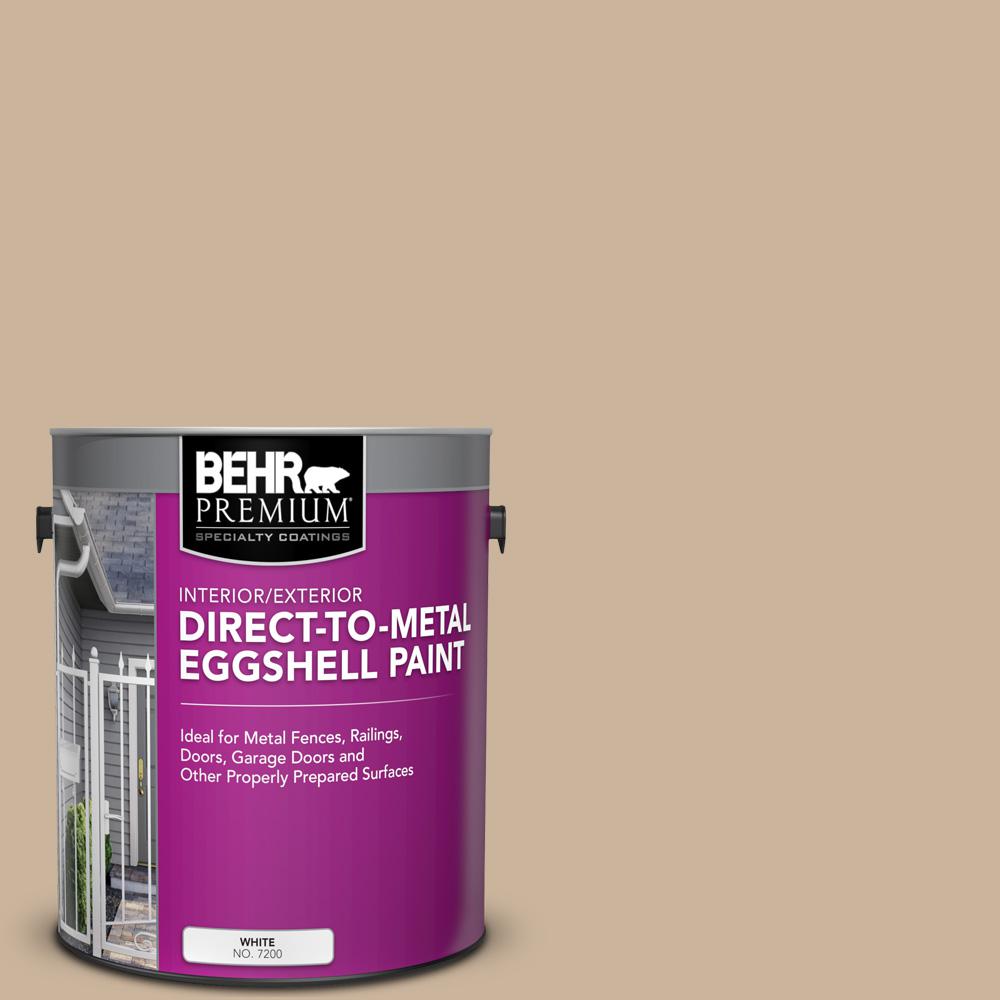BEHR PREMIUM 1 gal. PPU407 Mushroom Bisque Eggshell Direct to Metal