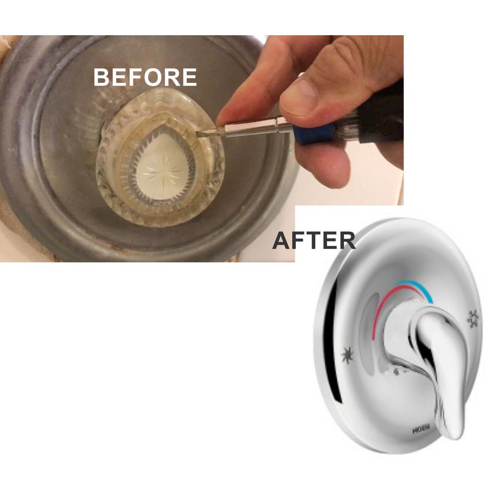 MOEN Shower Handle and Trim Rebuild Kit with Cartridge in Chrome17222 The Home Depot