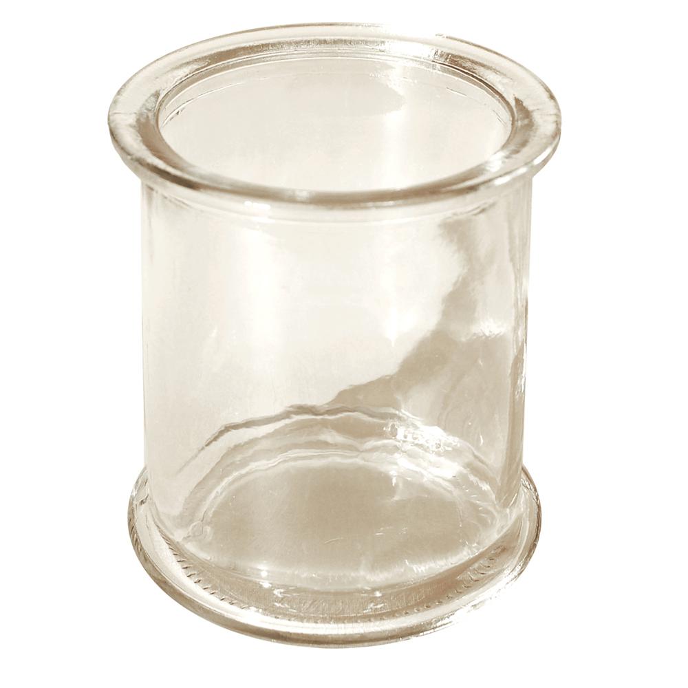 UPC 715844754124 product image for Lumabase Decorations 3.5 in. Clear Glass Deco Candle Holder (Set of 12) 75412 | upcitemdb.com