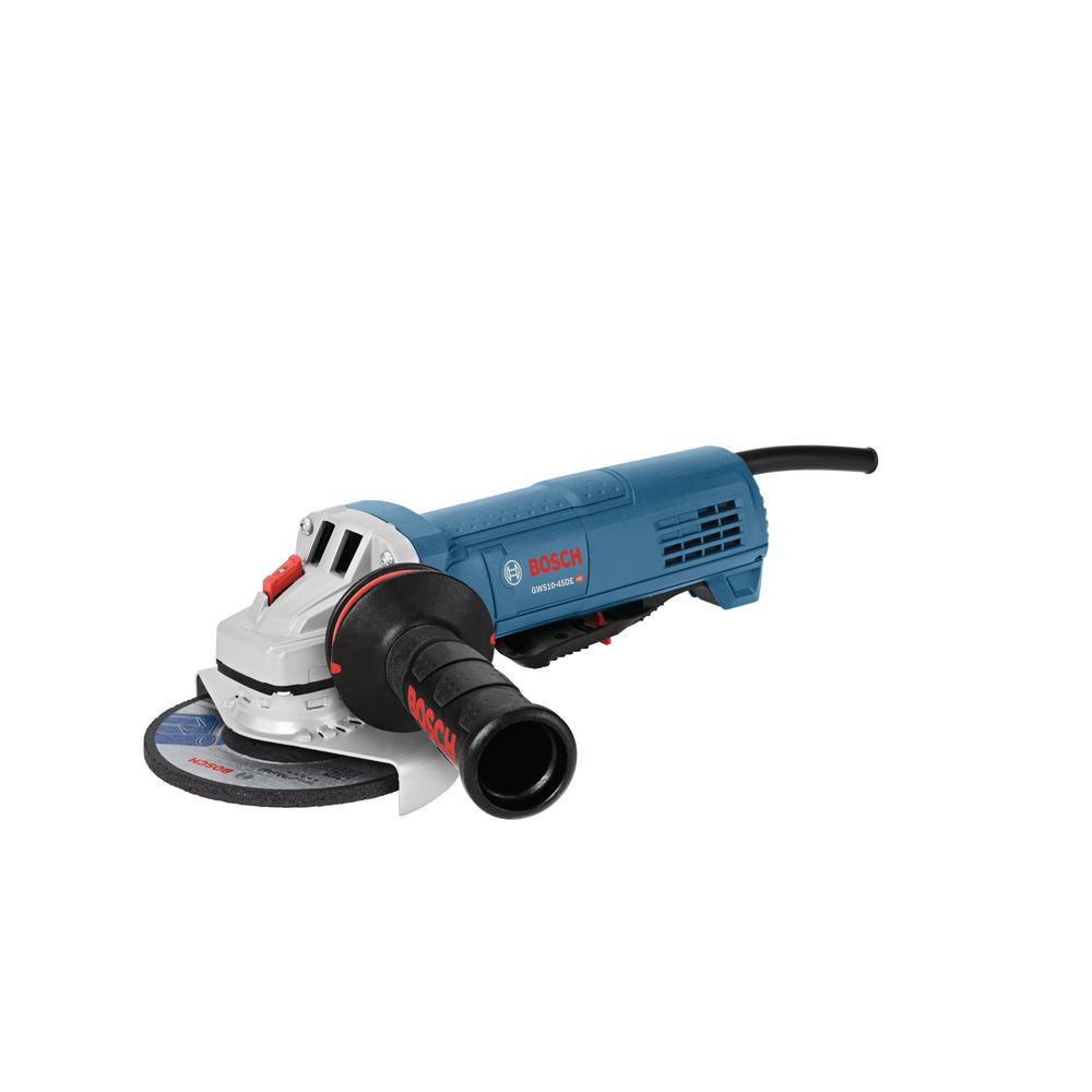 Bosch 10 Amp Corded 4 1 2 In Angle Grinder With No Lock On Paddle