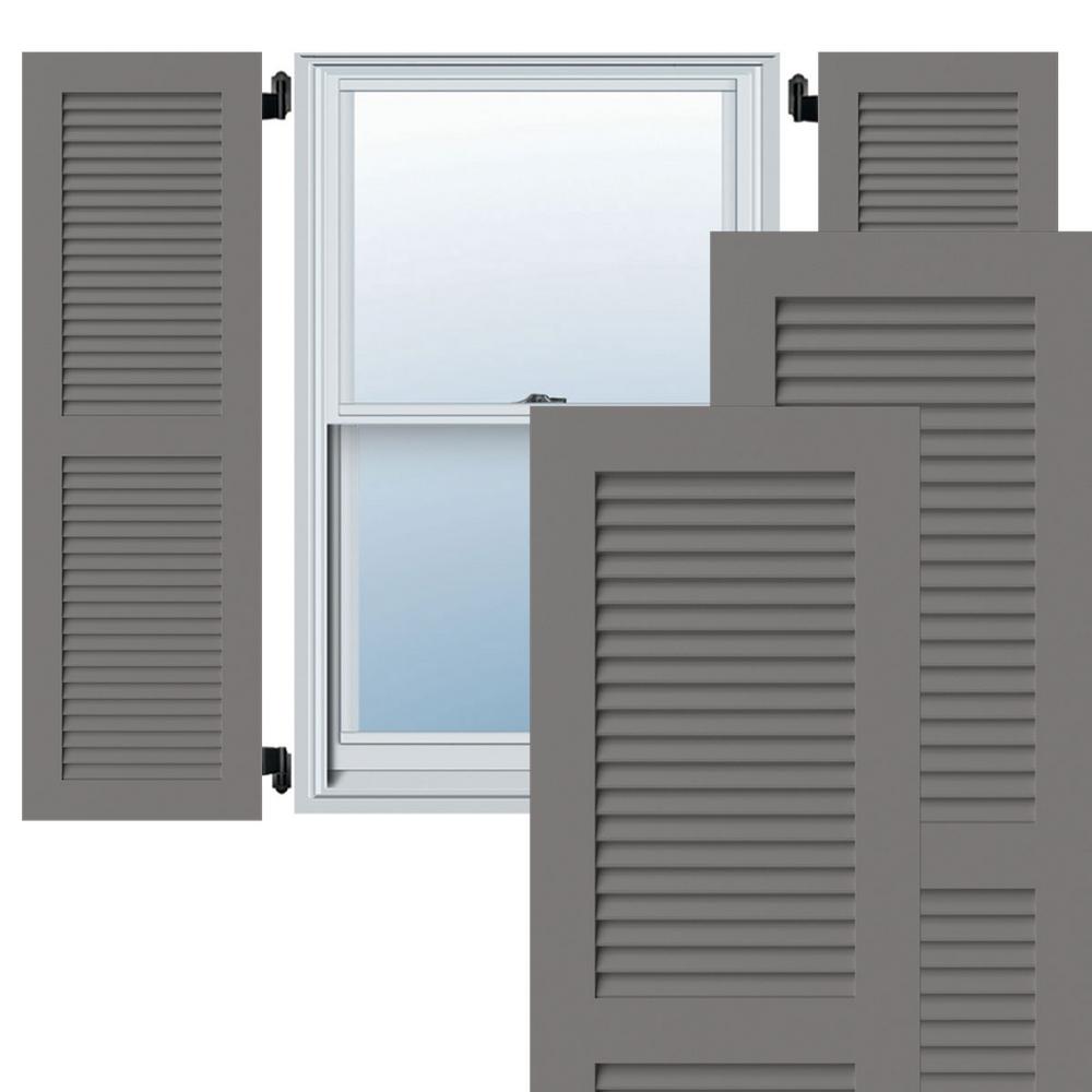 Composite - Primed - Exterior Shutters - Doors & Windows - The Home Depot