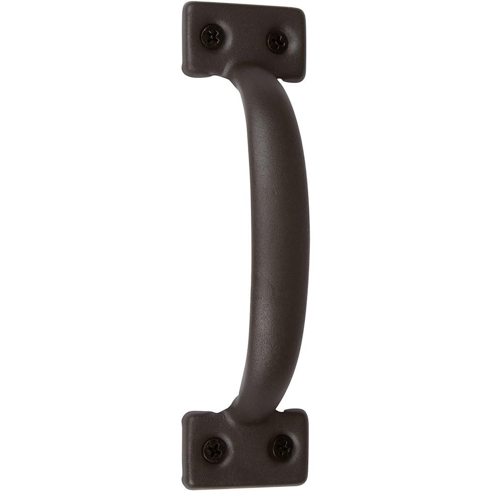 delaney 6-1/2 in. bronze barn door hardware square pull