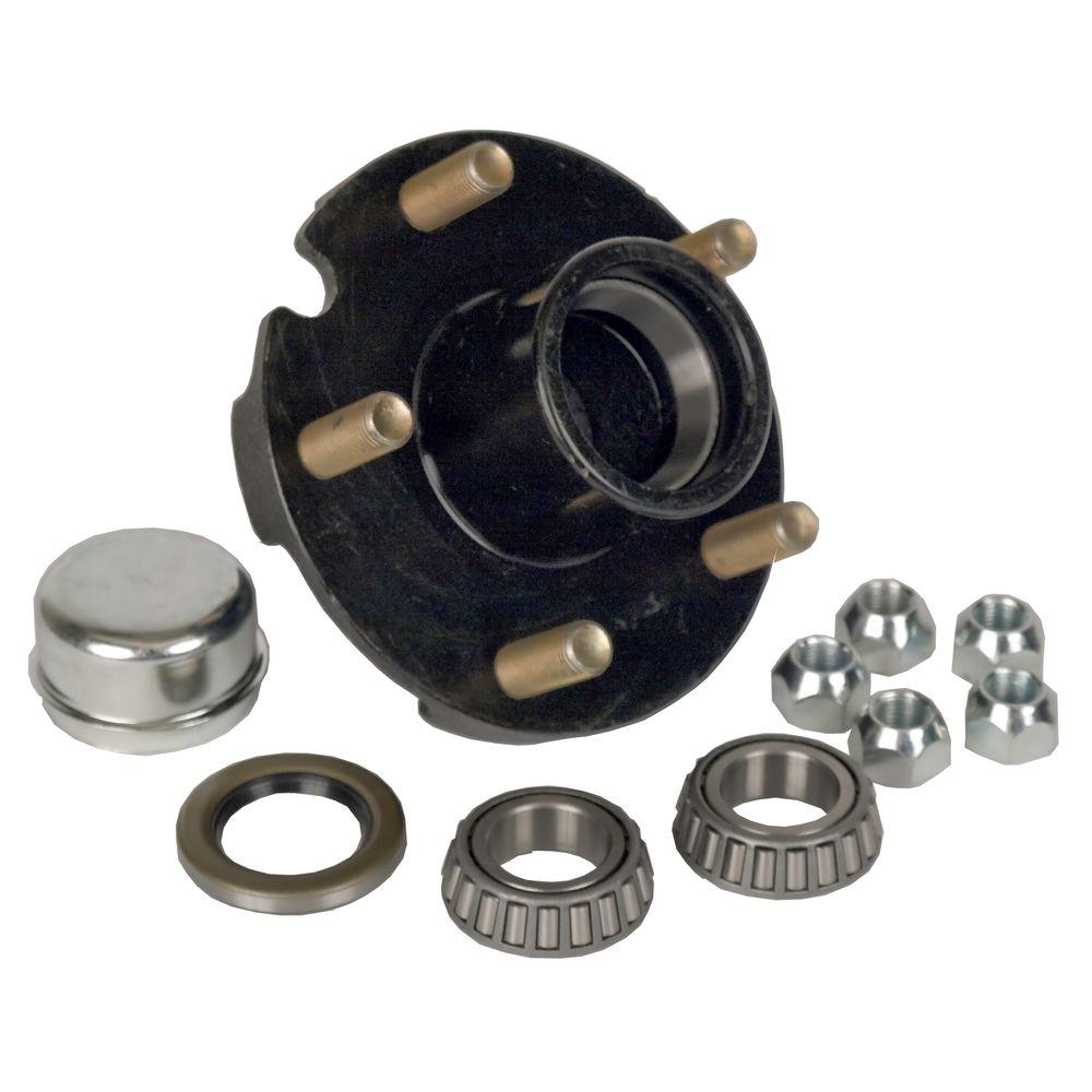 Martin Wheel 5 Bolt Hub Repair Kit For 1 In Axle Pressed Stud For Trailers H5 C Pb B The Home Depot