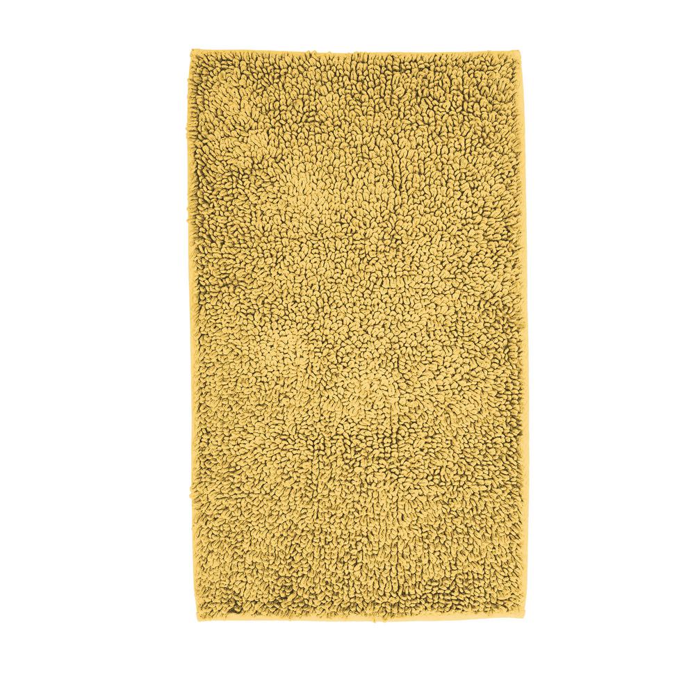 The Company Store Company Cotton Gold 17 In X 24 In Reversible Bath Rug Vj45 17x24 Gold The Home Depot