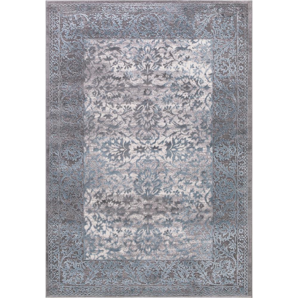 Concord Global Trading Thema Vintage Teal 5 Ft X 7 Ft Area Rug