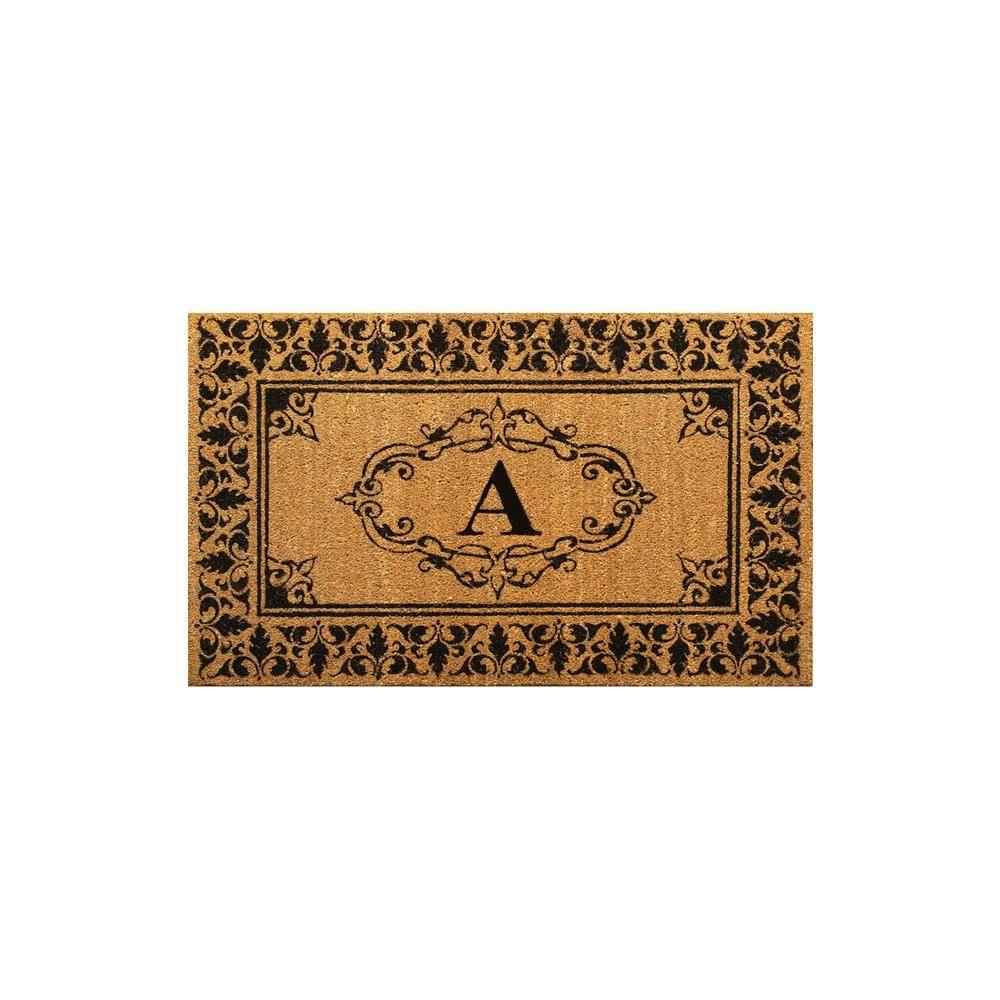 nuLOOM 30 in. x 48 in. Indoor/Outdoor Monogrammed Letter A Door