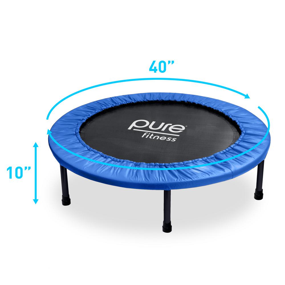 Pure Fitness 40 In Exercise Trampoline 9040mt The Home Depot