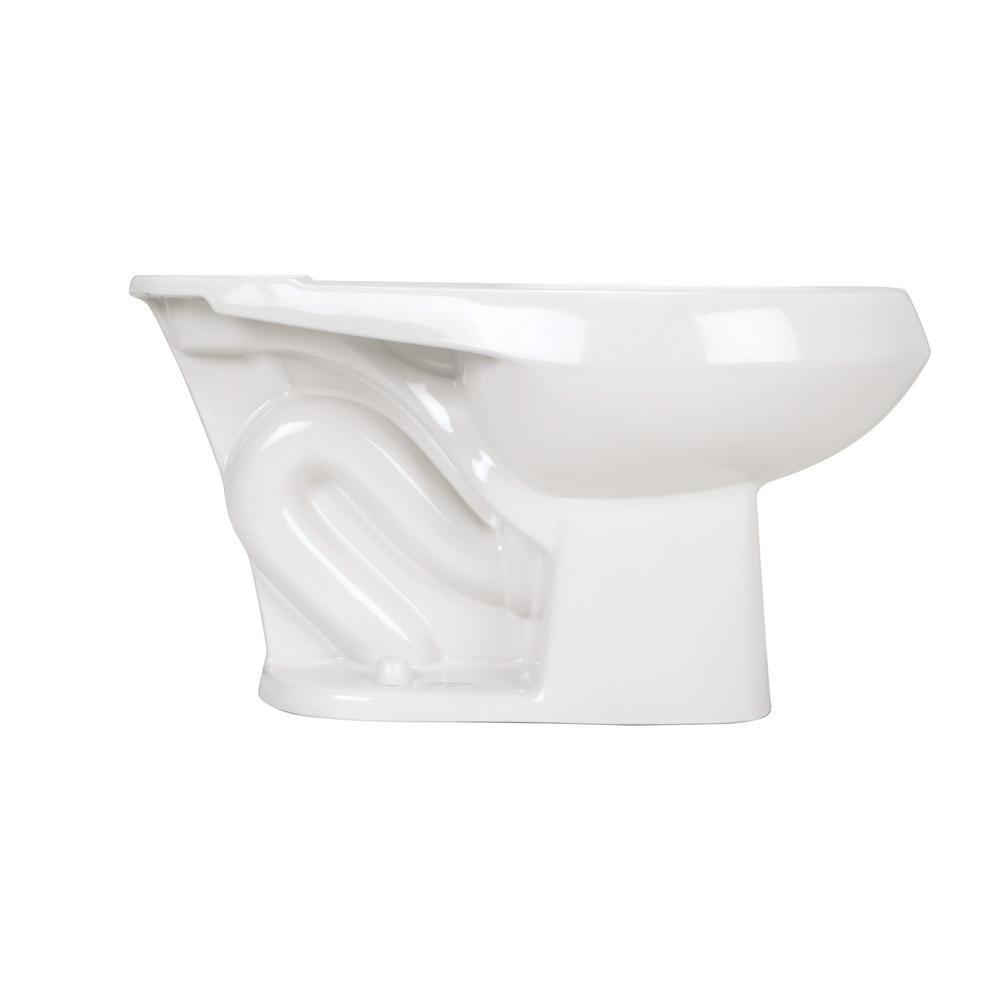 Zurn 2Piece 1.6 GPF Single Flush Elongated Toilet Bowl Only in White Seat Not IncludedZ5570
