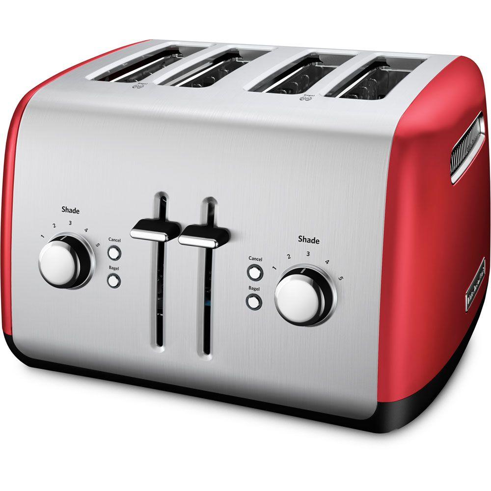 kitchenaid artisan toaster red