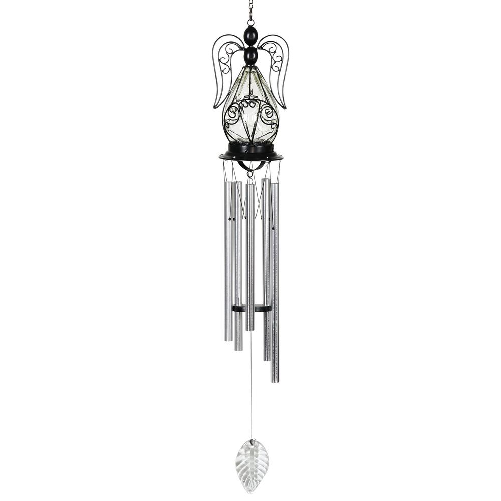 Sweet Do 2 Pcs Wind Chime Metal Wind Spinner Butterfly Wind Bell for Patio Lawn Garden Decor