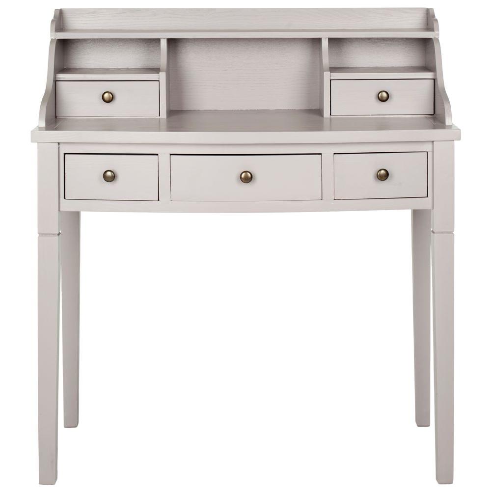 Safavieh Landon Quartz Gray Desk Amh6516c The Home Depot