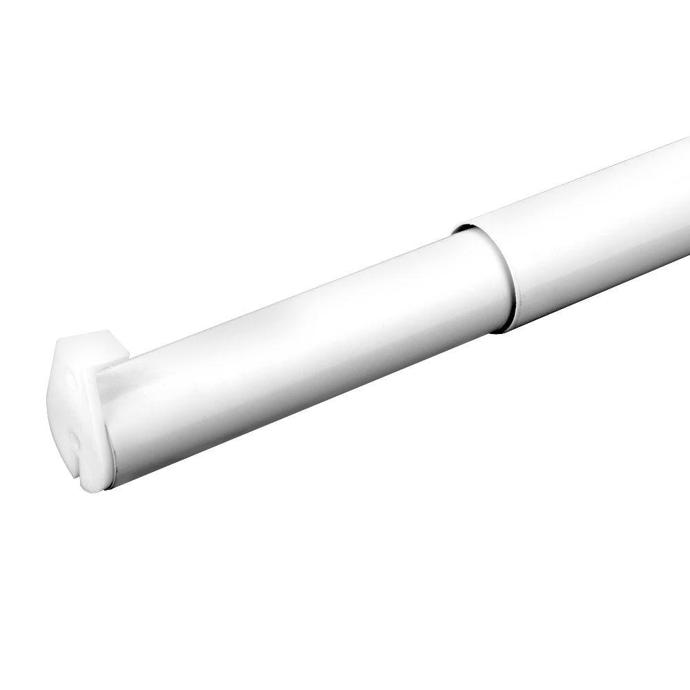 Everbilt 18 In 30 In White Adjustable Closet Rod Hd0021 18 30