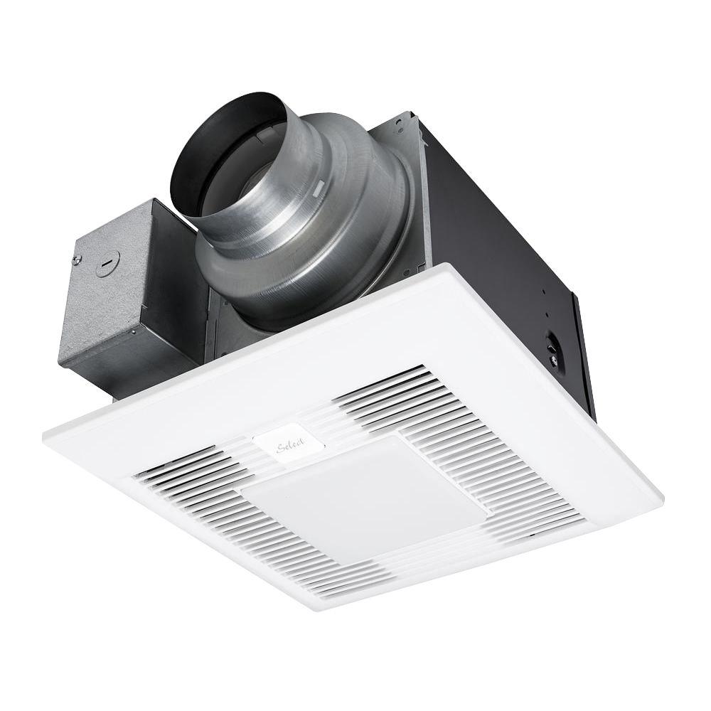 Panasonic Whisper Green Select 50\/80\/110 CFM Ceiling Exhaust Bath Fan with LED Light, ENERGY 