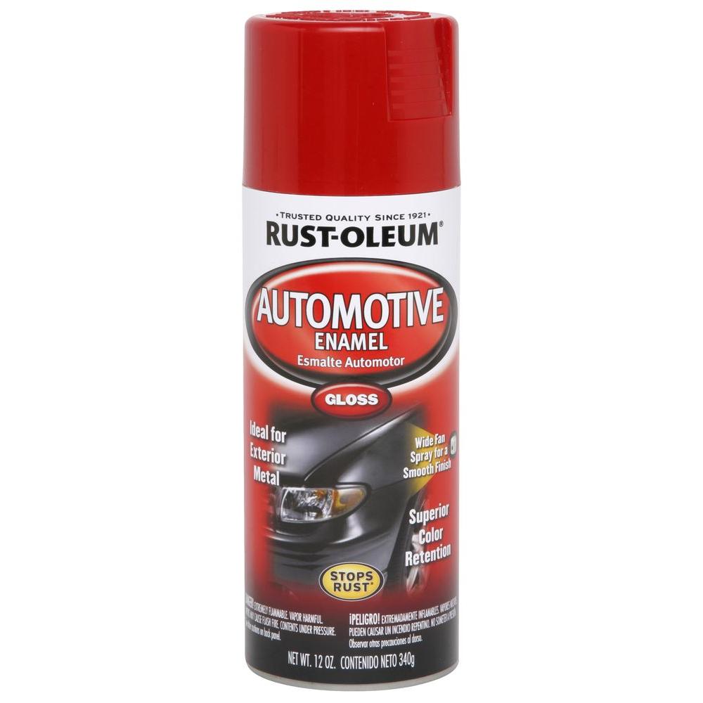 Rust-Oleum Automotive 12 oz. Enamel Cherry Red Spray Paint (6-Pack ...