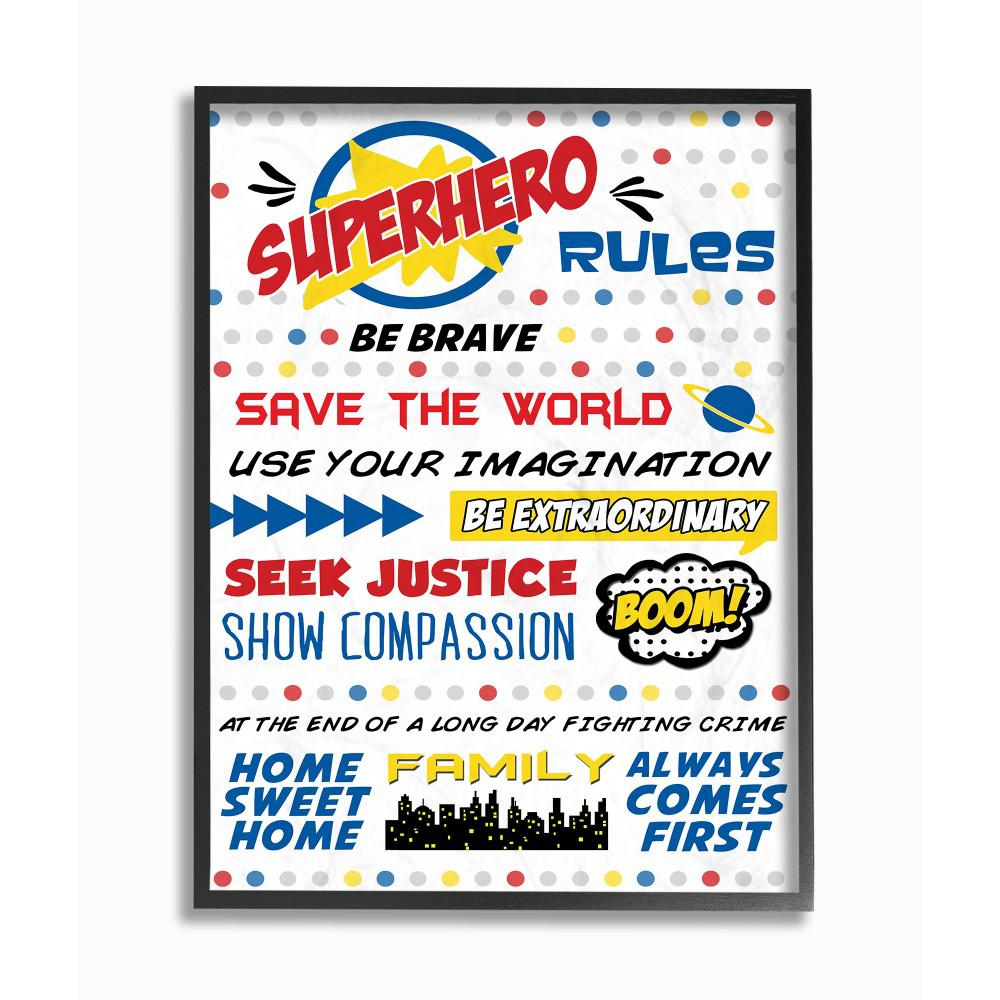 The Kids Room By Stupell 16 In X 20 Comic Book Dots Super