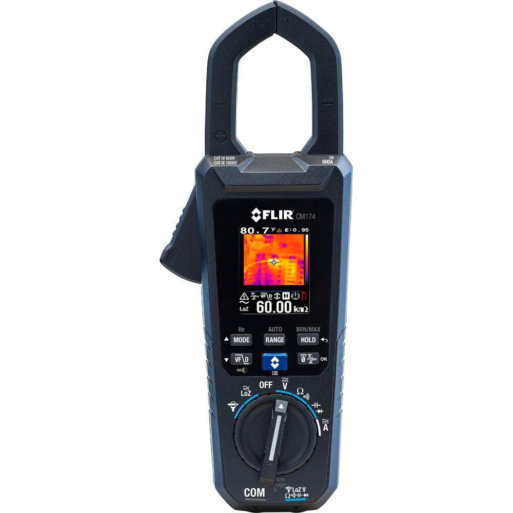 FLIR 600 Amp True RMS AC/DC Clamp Meter With IGM-CM174 - The Home Depot