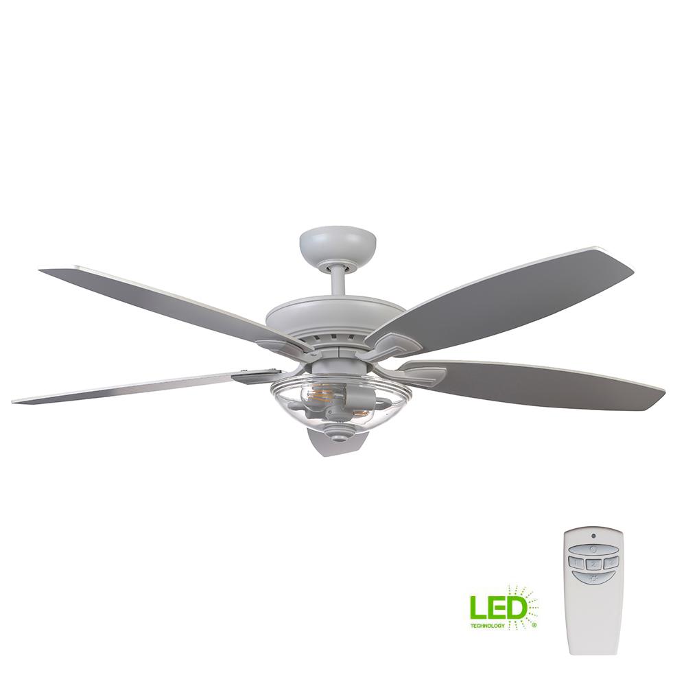 Gray Ceiling Fans Lighting The Home Depot Connor