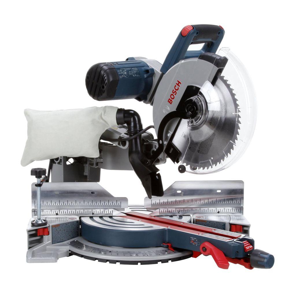 Bosch 15 Amp 12 In Corded Dual Bevel Sliding Glide Miter Saw With