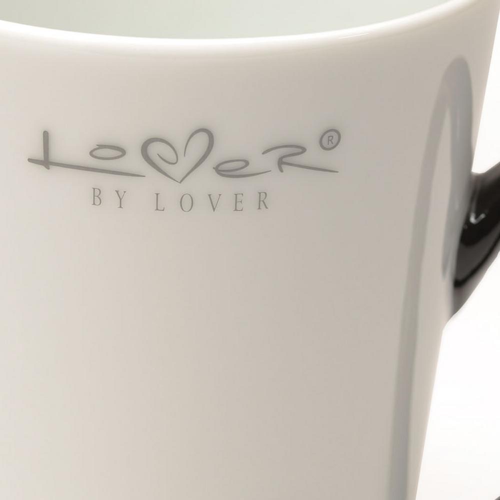 BergHOFF Set of 2 3800003 Lover by Lover 9.5oz  Coffee Mugs 