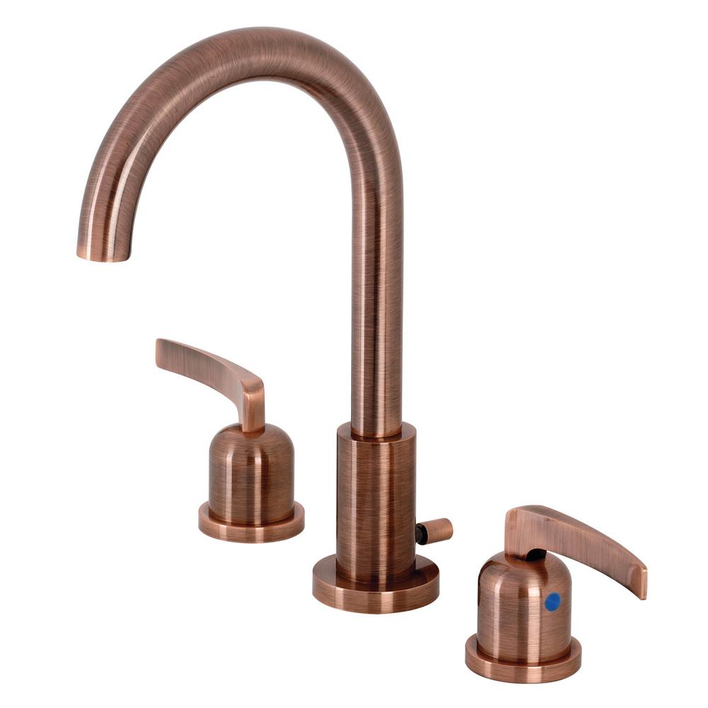 Kingston Brass Concord 8 in. Widespread 2Handle Bathroom Faucet in Antique Copper HFSC892DLAC
