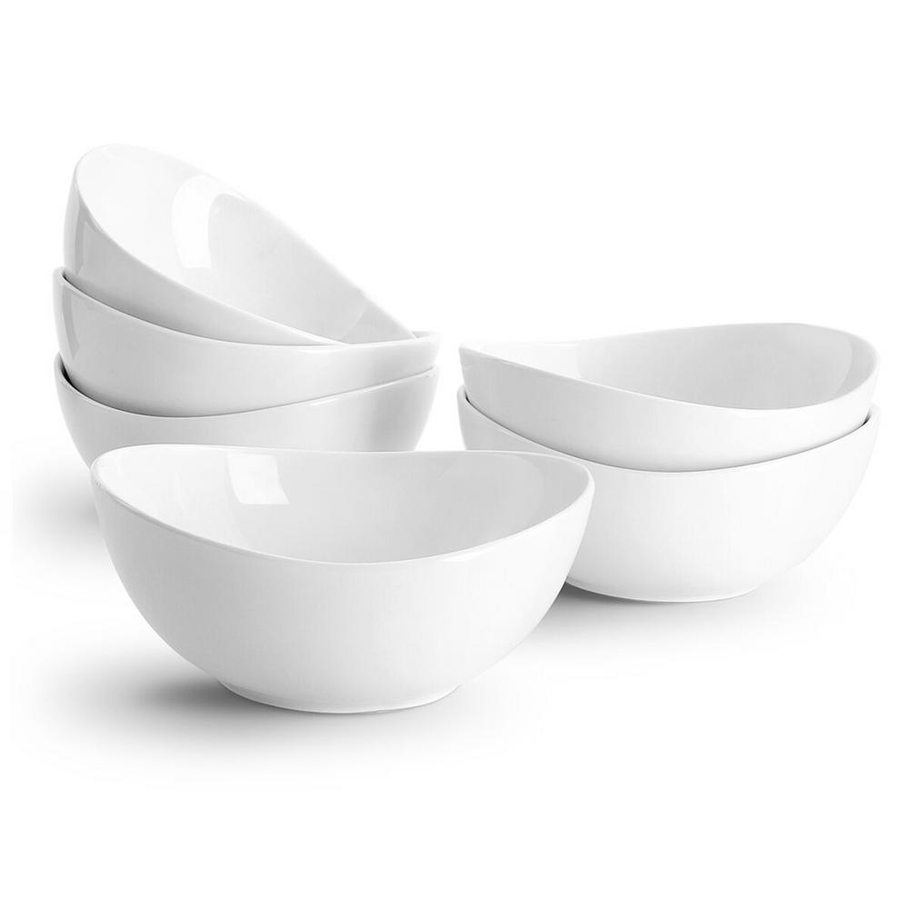 Sweese Porcelain Bowls 18 Ounce Set of 6, WhiteBowls618WH The Home Depot