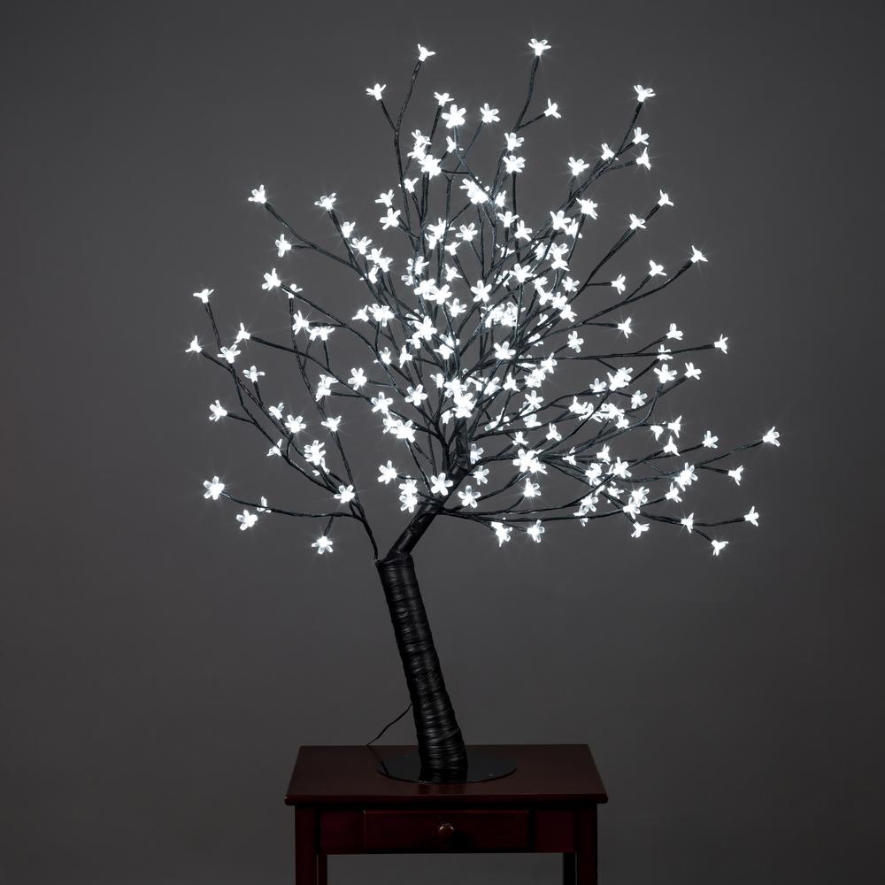 Hi Line Gift 4 Ft Led Cherry Blossom Tree 39048 Wt The Home Depot 4 Ft Led Cherry Blossom Tree 39048 Wt