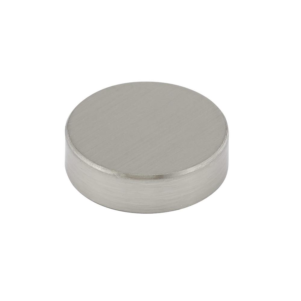 Richelieu Hardware 31/32 in. Brushed Nickel Steel Screw CoverBP022195