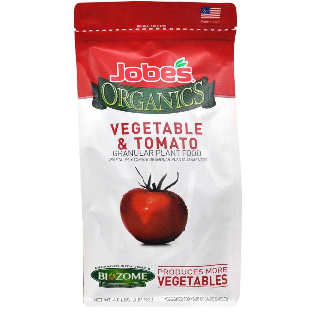 Jobe’s Organics 4 lb. Organic Granular Vegetable and Tomato Plant Food