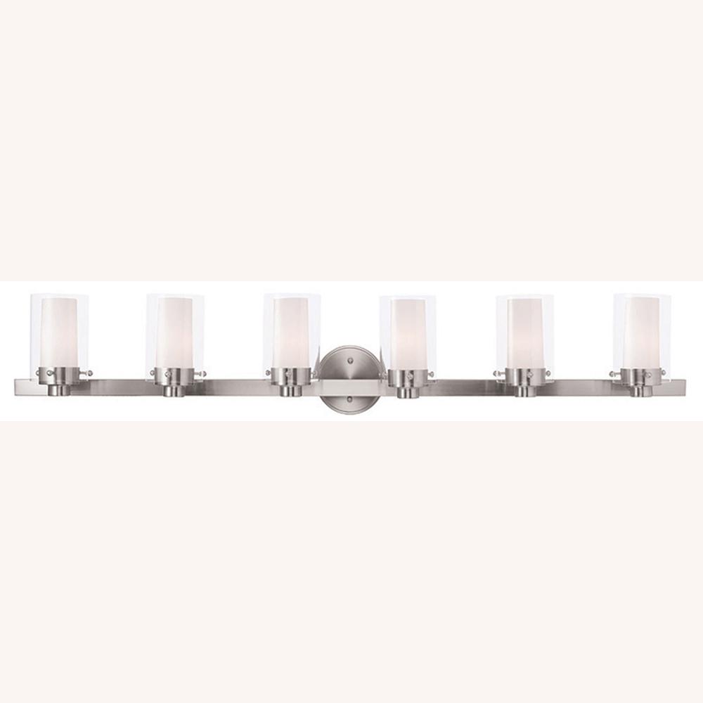 Livex Lighting Manhattan 6 Light Chrome Bath