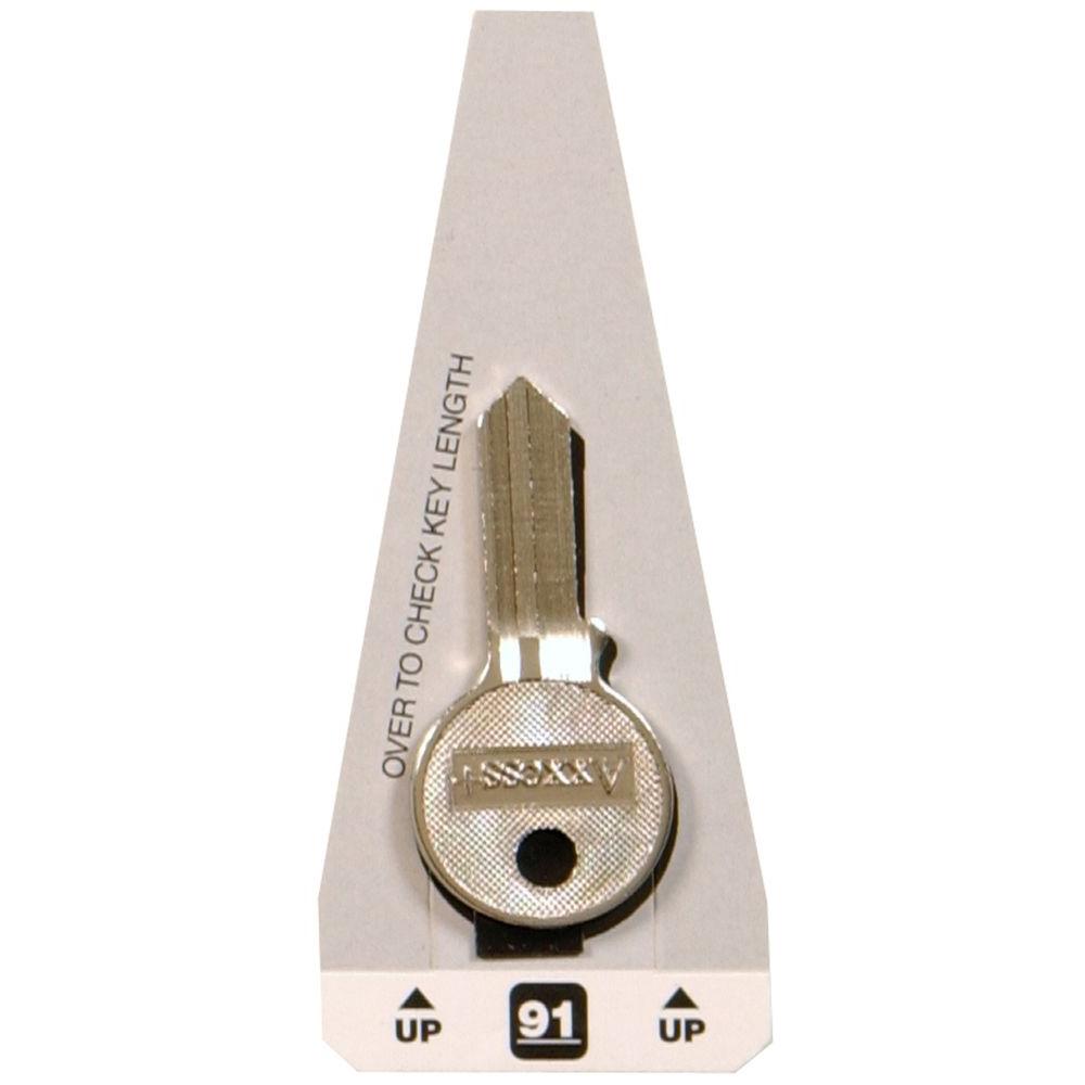 the hillman group 91 blank american lock key 440919 the home depot