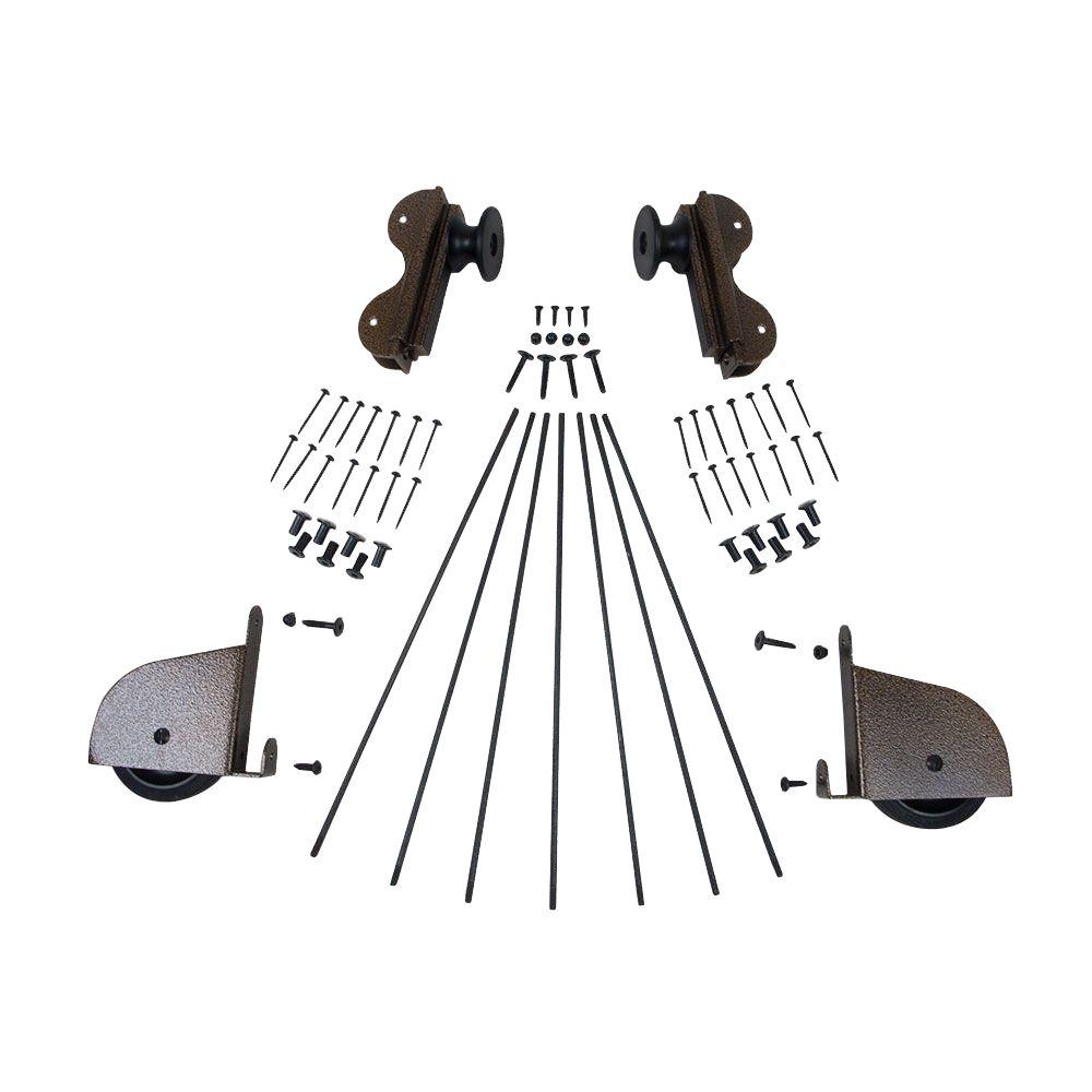 Brass Barn Door Hardware Door Hardware The Home Depot