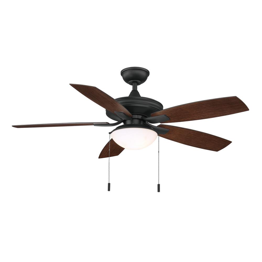 Hampton Bay Gazebo III 52 in. Indoor/Outdoor Natural Iron Ceiling Fan with Light Kit