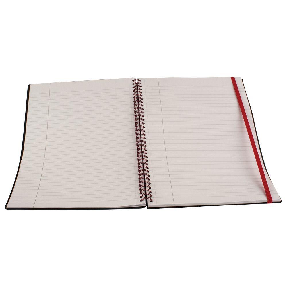 Crown Bolt 8-1/4 inch x 11-3/4 inch Black and Orange Spiral Bound Notebook by Crown Bolt