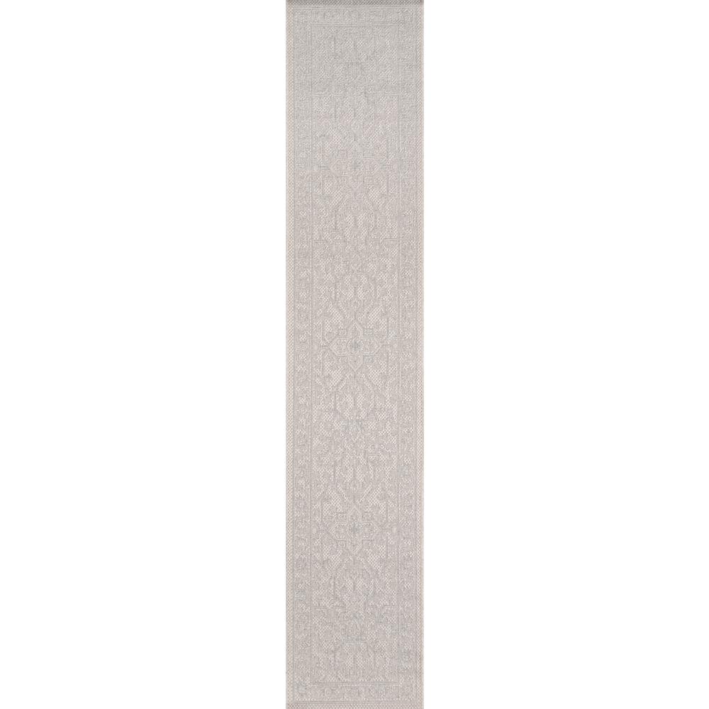 Erin Gates By Momeni Downeast Boothbay Grey 2 Ft X 10 Indoor Outdoor Runner Rug