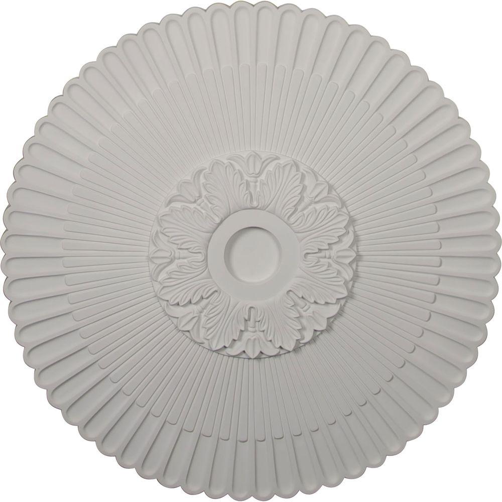 Ekena Millwork 36 1 4 In X 1 7 8 In Melonie Urethane Ceiling Medallion Fits Canopies Up To 6 1 4 In