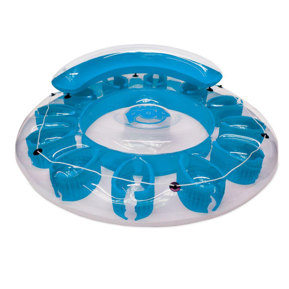 Poolmaster Blue Water Pop Swimming Pool Float Island06621 The Home Depot