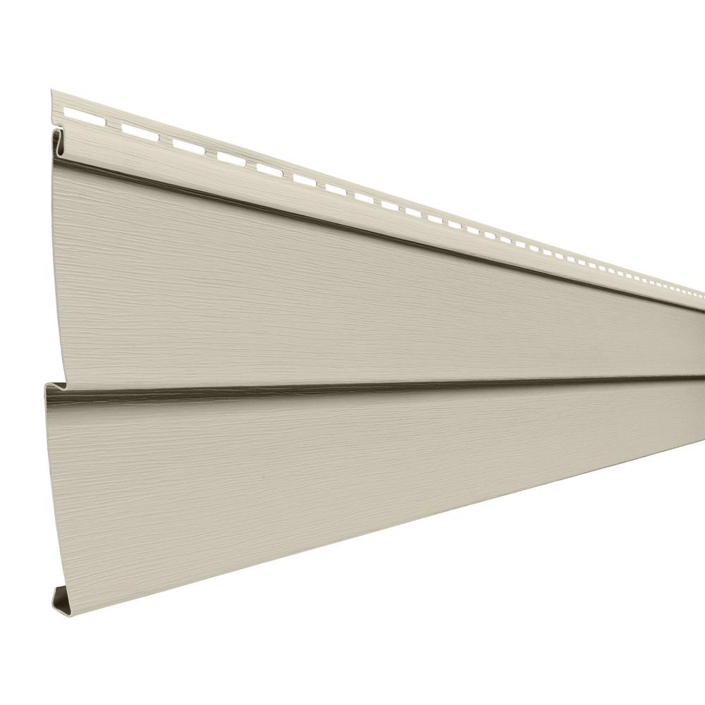 Double 4 In X 150 Almond Vinyl Lap Siding Pc4053h The Home Depot Almond Vinyl Lap Siding